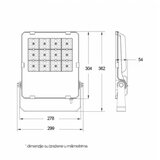 Dawn LED REFLEKTOR BR-FL100W-03Q 4000K 13000lm 90° IP65 Cene