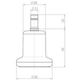 MID.YOU Set Drsnikov Za Pisarniški Stol Stand, 5-Delni | Shoptok.si