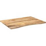  Ploča za radni stol zaobljena 100x80x2,5 cm od drva manga | shoptok.hr