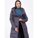 TIFFI Grey hooded winter coat -FIFI MERIBEL