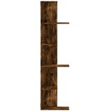  Kutna zidna polica boja dimljenog hrasta 36,5x36,5x140cm drvena | Eponuda.ba
