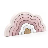 Rainbow Puzzle Cloud duga za slaganje Pink 1 kom