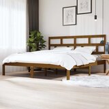  Okvir za krevet od masivne borovine boja meda 200 x 200 cm | shoptok.hr