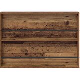  Polica za časopise s policom 2 pcs Staro drvo 100 x 12 x 70 cm | Eponuda.com