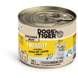  Varčno pakiranje Dogs'n Tiger gurmanski meni 12 x 200 g - Piščanec z lososom | shoptok.hr