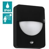 Eglo Salvanesco vanjska zidna/1, e27, 28w, ip44, senzor, pocinčani čelik/plastika/crna | shoptok.hr