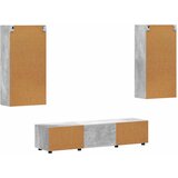  Set TV komoda FLORIN 3 pcs Betonski sivi Konstruirano drvo | shoptok.hr