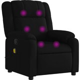 Maison Chic masažni naslanjač - Relax naslanjač črno blago, (22134893) | Shoptok.si