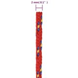 vidaXL brodski konop crveni 2 mm 100 m od polipropilena | shoptok.hr