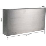 LDO Motors 6061 Aluminum Block - 300 x 150 x 50 mm Cene