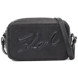Karl Lagerfeld Torbe SKUARE CAMERA BAG GRAINY Črna