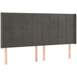  Krevet box spring s madracem LED tamnosivi 160x200 cm baršun | shoptok.hr