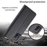 Techsuit Diary Book preklopna maska za Honor 200 - črna | Shoptok.si