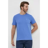 BOSS Orange Bombažna kratka majica moška, vijolična barva, 50508584