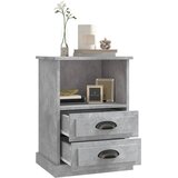  Noćni ormarići 2 kom siva boja betona 43x36x60 cm | shoptok.hr