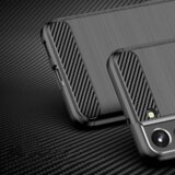  Silikonski ovitek za samsung galaxy S22 5G - mat carbon črn | Shoptok.si