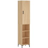 Maison Chic Visoka omara - Komoda - Predalnik sonoma hrast 34,5x34x180 cm inženirski les, (21719481) Cene