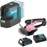 Makita Laser sa ukrštenim linijama + Aku makaze za travu 12V, sa punjačem i baterijom 1×2,0 Ah | Eponuda.com