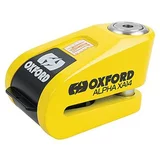 Oxford disk ključavnica z alarmom XA14, rumena-črna