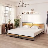 Maison Chic Posteljni okvir - Dvoposteljna postelja - Zakonska postelja kovinski 200x200 cm-J5204, (21767946) | Shoptok.si