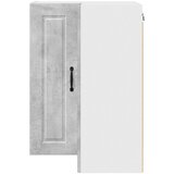  Zidni kutni ormar PORTO Betonski sivi 57 x 57 x 80 cm | Eponuda.ba