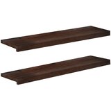  Prozorske klupice 2 kom. Tamno smeđa 100 x 30 x 2 cm | shoptok.hr