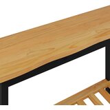  Konzolna stolica EKAI Crna 112 x 35 x 76 cm Masivna borovina | shoptok.hr