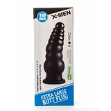 X-Men 1inch Extra Large Butt Plug Black II XMEN000183 Cene