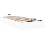  Okvir kreveta bez madraca bijeli 100x200 cm od umjetne kože | shoptok.hr