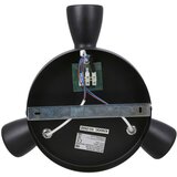 Candellux Lighting mat črna stropna svetilka s kovinskim senčilom 29x29 cm picardo | Shoptok.si