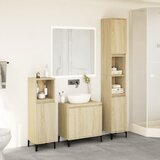  3-dijelni set kupaonskog namještaja boja hrasta sonome drveni | Eponuda.com