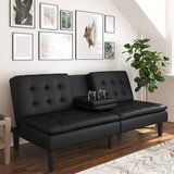 Støraa Crna sklopiva sofa od imitacije kože 191 cm Maine – | shoptok.hr