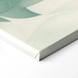  Slika - Watercolor Botanical Motif Delicate Green-Beige Leaves 30x20 Na talijanskom platnu | shoptok.hr