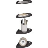 Lebdeća polica s policom s pohranom 4 pcs Crna 15 x 15 x 2 cm | Eponuda.com