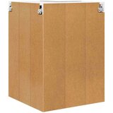 vidaXL viseći ormarić riga dimljeni hrast i bijela 57 x 57 x 80 cm | shoptok.hr