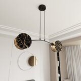  Visilica na sajli MOTIF 2xE27/15W/230V crna/zlatna | Eponuda.com