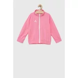 Adidas Otroška jakna ENT22 PREJKTY roza barva