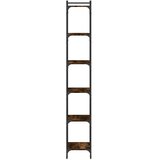  Regal za knjige sa 6 razina boja hrasta 40 x 30 x 188 cm drveni | shoptok.hr