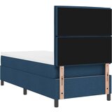  s opruga kutije s madracem Plava 90 x 190 cm tkanina | shoptok.hr