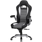 MID.YOU GAMING STOL tekstil siva, črna | Shoptok.si