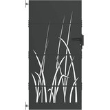  Vrtna vrata Crna 85 x 175 cm Čelik s praškastim premazom | Eponuda.ba