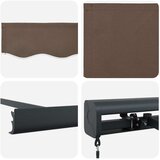  Povlačivi tende Sivosmeđa 450 × 300 cm Platno i Aluminij | Shoptok.si