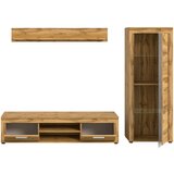 MID.YOU Dnevni Regal Jam, Barva Hrasta, 3-Delni | Shoptok.si