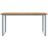  Stol za vrt Siva 160 x 80 x 75 cm Čvrsto drvo akacije | shoptok.hr