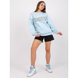 ex moda Sweatshirt-EM-BL-617-H.21X-light blue | Shoptok.si