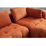 Atelier Del Sofa amaris 3 seater with pouffe orange ugaona sofa | ePonuda.com
