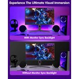 AURORIONCG USB RGBIC 4-stranski LED trak za 34" monitor | Shoptok.si