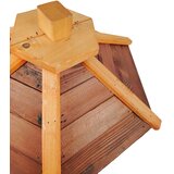  Drvena hranilica za ptice sa posudom za hranu | shoptok.hr