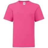 Fruit Of The Loom Pink children's t-shirt in combed cotton