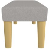  Klupa svjetlosivi 100x30x30 cm od tkanine | shoptok.hr